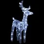 Weihnachts-Rentier, 2er-Pack, 80 LEDs, kaltweißes Acryl von vidaXL, Weihnachtsbeleuchtung - Ref: Foro24-342679, Preis: 66,93 ...