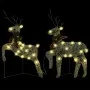 Christmas reindeer 2 units 40 LED gold by vidaXL, Christmas lights - Ref: Foro24-342683, Price: 50,25 €, Discount: %