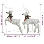 Christmas reindeer 2 units 40 LED gold by vidaXL, Christmas lights - Ref: Foro24-342683, Price: 50,25 €, Discount: %