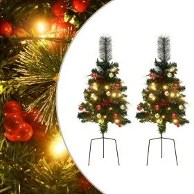 LED Road Artificial Christmas Trees 2 pcs PVC 76 cm by vidaXL, Christmas trees - Ref: Foro24-332835, Price: 46,17 €, Discount: %