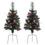 LED Road Artificial Christmas Trees 2 pcs PVC 76 cm by vidaXL, Christmas trees - Ref: Foro24-332835, Price: 47,09 €, Discount: %