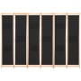 Biombo divisor de 6 paneles de tela negro 240x170x4 cm de vidaXL, Divisores de ambientes - Ref: Foro24-248186, Precio: 79,65 ...