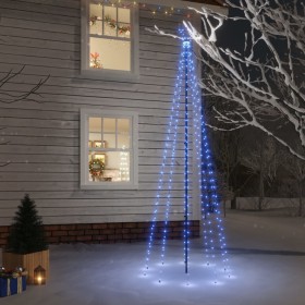 Árbol de Navidad con pincho 310 LED azul 300 cm