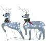 Christmas reindeer 2 units 40 LED white by vidaXL, Christmas lights - Ref: Foro24-342685, Price: 40,79 €, Discount: %