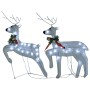 Weihnachtsrentier 2 Einheiten 40 LED weiß von vidaXL, Weihnachtsbeleuchtung - Ref: Foro24-342685, Preis: 41,47 €, Rabatt: %