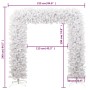 Christmas tree in white arch 240 cm by vidaXL, Christmas trees - Ref: Foro24-345090, Price: 141,40 €, Discount: %
