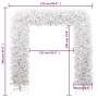 Christmas tree in white arch 240 cm by vidaXL, Christmas trees - Ref: Foro24-345090, Price: 139,36 €, Discount: %