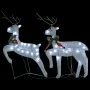 Renos de Navidad 2 unidades 40 LED blanco de vidaXL, Luces de Navidad - Ref: Foro24-342685, Precio: 40,81 €, Descuento: %