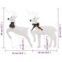 Renos de Navidad 2 unidades 40 LED blanco de vidaXL, Luces de Navidad - Ref: Foro24-342685, Precio: 41,47 €, Descuento: %