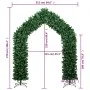 Arco de navidad verde 270 cm de vidaXL, Arboles de navidad - Ref: Foro24-345092, Precio: 137,18 €, Descuento: %