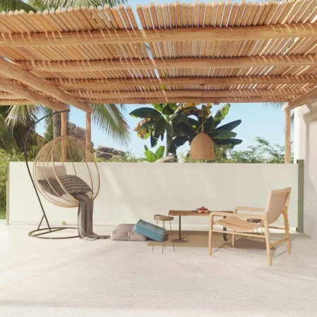 Retractable cream side awning for patio 117x600 cm by vidaXL, Umbrellas - Ref: Foro24-317947, Price: 81,76 €, Discount: %