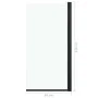 ESG schwarze Duschwand 68x130 cm von vidaXL, Duschtüren - Ref: Foro24-147192, Preis: 135,22 €, Rabatt: %