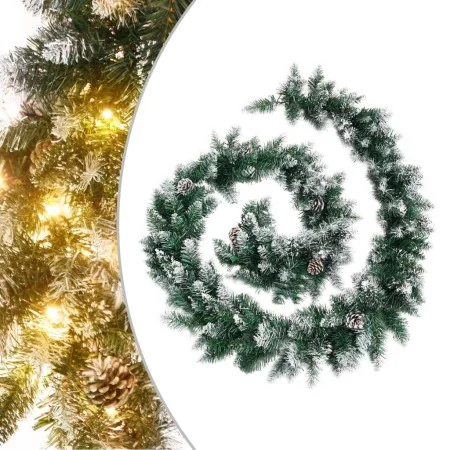 Christmas garland with LED lights PVC green 5.2 m by vidaXL, Christmas lights - Ref: Foro24-345170, Price: 55,94 €, Discount: %