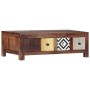 Mesa de centro de madera maciza de sheesham 90x50x30 cm de vidaXL, Mesas de centro - Ref: Foro24-247731, Precio: 232,10 €, De...