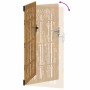 Puerta de jardín acero corten diseño bambú 105x180 cm