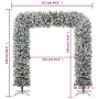 Weihnachtsbogen mit Schneeoptik 240 cm von vidaXL, Weihnachtsbäume - Ref: Foro24-345091, Preis: 217,12 €, Rabatt: %