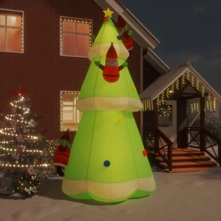 Árbol de Navidad hinchable con LED 500 cm de vidaXL, Luces de Navidad - Ref: Foro24-345295, Precio: 99,80 €, Descuento: %