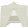 Folding gazebo with 4 cream walls 3x3 m by vidaXL, Tents and gazebos - Ref: Foro24-41464, Price: 139,60 €, Discount: %