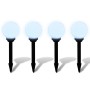 Gartenweglampen 4 Stk. LED 15 cm mit Erdspieß von vidaXL, Außenbeleuchtung - Ref: Foro24-40863, Preis: 49,08 €, Rabatt: %