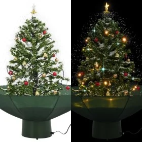 Christmas tree with snow with base in green umbrella 75 cm by vidaXL, Christmas trees - Ref: Foro24-284331, Price: 78,21 €, D...