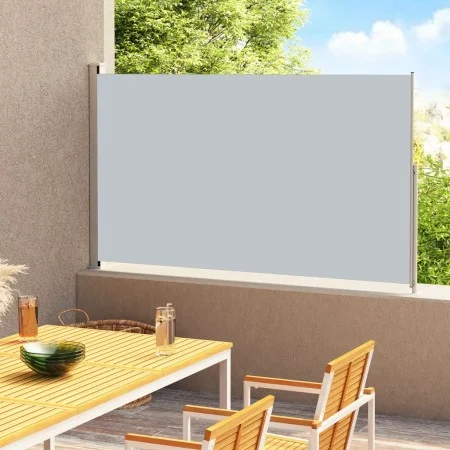 Retractable side awning for patio, gray, 200x300 cm. by vidaXL, Umbrellas - Ref: Foro24-313413, Price: 94,59 €, Discount: %