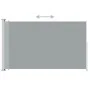Retractable side awning for patio, gray, 200x300 cm. by vidaXL, Umbrellas - Ref: Foro24-313413, Price: 94,59 €, Discount: %