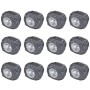 Steinförmiger Solar-LED-Außenstrahler 12 Einheiten von vidaXL, Außenbeleuchtung - Ref: Foro24-41168, Preis: 52,03 €, Rabatt: %