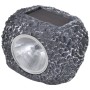 Steinförmiger Solar-LED-Außenstrahler 12 Einheiten von vidaXL, Außenbeleuchtung - Ref: Foro24-41168, Preis: 52,03 €, Rabatt: %