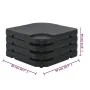 Base de sombrilla postátil arena/agua 60 l de vidaXL, Bases para sombrillas - Ref: Foro24-41611, Precio: 89,30 €, Descuento: %
