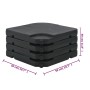 Portable umbrella base for sand/water 60 l by vidaXL, Umbrella bases - Ref: Foro24-41611, Price: 90,83 €, Discount: %