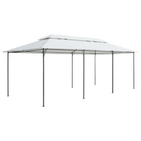 Cenador 600x298x270 cm blanco 180g/m² de vidaXL, Carpas y cenadores - Ref: Foro24-310072, Precio: 320,86 €, Descuento: %