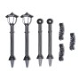 Garden solar lamps with chain fence by vidaXL, Outdoor lighting - Ref: Foro24-40868, Price: 33,13 €, Discount: %