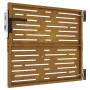Puerta de jardín acero corten diseño cuadrado 85x75 cm