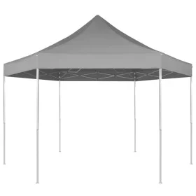 Dark blue pop-up hexagonal tent 3.6x3.1 m by vidaXL, Tents and gazebos - Ref: Foro24-42108, Price: 176,48 €, Discount: %