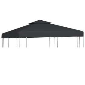 Pavillon-Ersatzbezug 310 g/m² dunkelgrau 3x3 m von vidaXL, Abdeckungen für Zelte und Pavillons - Ref: Foro24-40878, Preis: 52...
