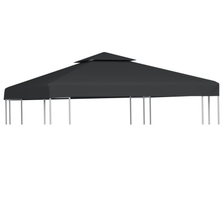 Gazebo replacement cover 310 g/m² dark gray 3x3 m by vidaXL, Covers for tents and gazebos - Ref: Foro24-40878, Price: 39,71 €...