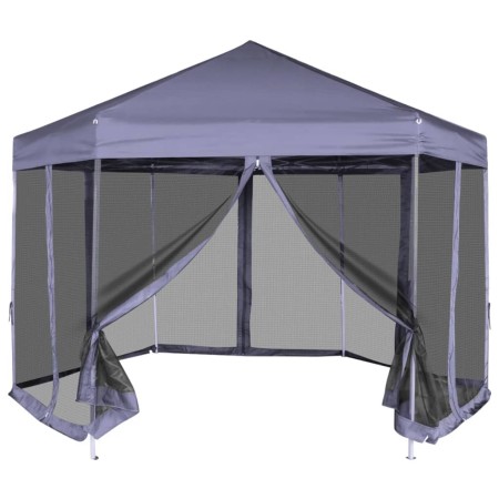 Sechseckiges Pop-Up-Zelt 6 Wände cremeweiß 3,6x3,1m von vidaXL, Zelte und Pavillons - Ref: Foro24-42110, Preis: 227,71 €, Rab...