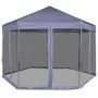 Sechseckiges Pop-Up-Zelt 6 Wände cremeweiß 3,6x3,1m von vidaXL, Zelte und Pavillons - Ref: Foro24-42110, Preis: 222,98 €, Rab...