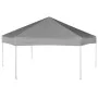 Hexagonal pop-up tent with 6 side walls gray 3.6x3.1 m by vidaXL, Tents and gazebos - Ref: Foro24-42111, Price: 184,03 €, Dis...