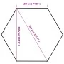 Hexagonal pop-up tent with 6 side walls gray 3.6x3.1 m by vidaXL, Tents and gazebos - Ref: Foro24-42111, Price: 184,03 €, Dis...