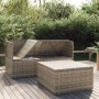 3-piece garden furniture set with gray synthetic rattan cushions by vidaXL, Outdoor sofas - Ref: Foro24-318675, Price: 284,81...