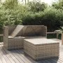 3-piece garden furniture set with gray synthetic rattan cushions by vidaXL, Outdoor sofas - Ref: Foro24-318675, Price: 282,33...