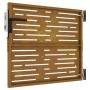 Puerta de jardín acero corten diseño cuadrado 85x100 cm
