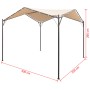 Cenador carpa 3x3 m de acero beige de vidaXL, Carpas y cenadores - Ref: Foro24-43168, Precio: 198,80 €, Descuento: %