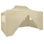 Pop-up folding tent with 4 walls 3x4.5 m cream white by vidaXL, Tents and gazebos - Ref: Foro24-42513, Price: 171,54 €, Disco...