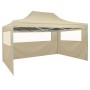 Pop-up-Faltzelt mit 4 Wänden 3x4,5 m cremeweiß von vidaXL, Zelte und Pavillons - Ref: Foro24-42513, Preis: 164,17 €, Rabatt: %