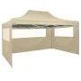 Pop-up folding tent with 4 walls 3x4.5 m cream white by vidaXL, Tents and gazebos - Ref: Foro24-42513, Price: 171,54 €, Disco...