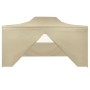 Pop-up folding tent with 4 walls 3x4.5 m cream white by vidaXL, Tents and gazebos - Ref: Foro24-42513, Price: 153,62 €, Disco...