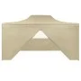 Pop-up folding tent with 4 walls 3x4.5 m cream white by vidaXL, Tents and gazebos - Ref: Foro24-42513, Price: 171,54 €, Disco...