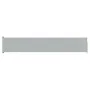 Gray retractable garden side awning 117x600 cm by vidaXL, Umbrellas - Ref: Foro24-317950, Price: 99,91 €, Discount: %